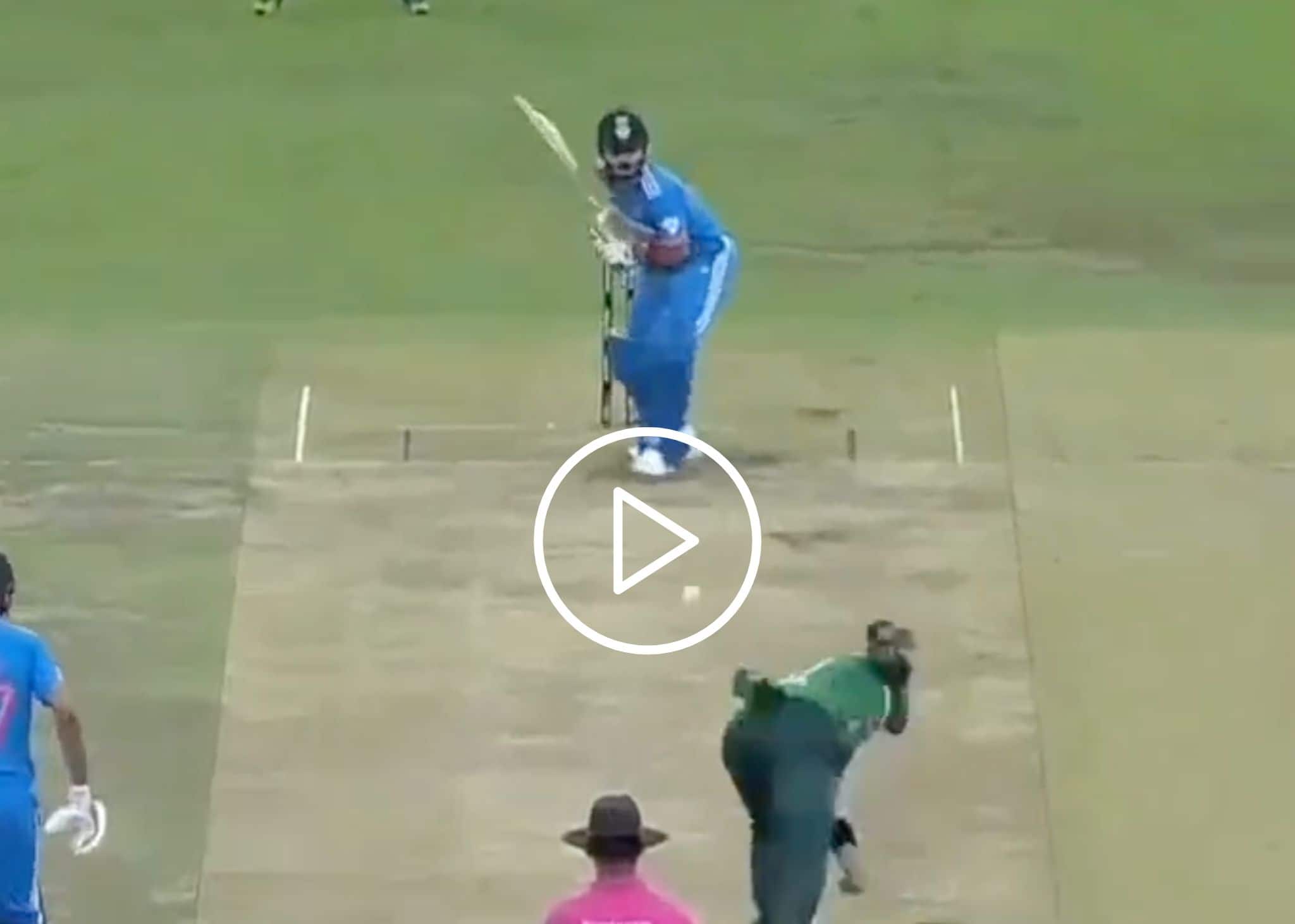 [Watch] Virat Kohli ‘Chopped on’ By Shaheen Afridi in High-Voltage Asia Cup Clash